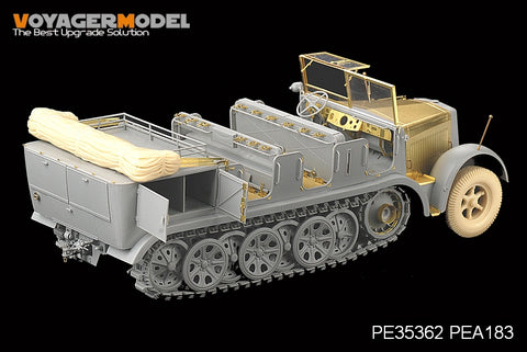 Voyager Model PE35362 1/35 WWII German Sd.Kfz.7 8t Half-track Early Production (Dragon 6466)