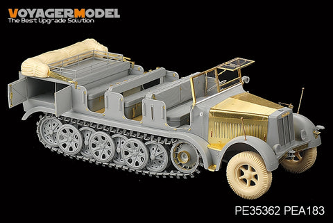 Voyager Model PE35362 1/35 WWII German Sd.Kfz.7 8t Half-track Early Production (Dragon 6466)