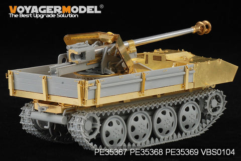 Voyager Model PE35367 1/35 WWII German Steyr RSO Mounted with 75mm Pak 40/4 Basic Set (Rivets Included) (for Dragon 6640)