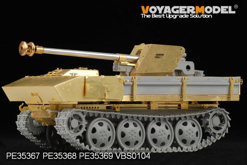 Voyager Model PE35367 1/35 WWII German Steyr RSO Mounted with 75mm Pak 40/4 Basic Set (Rivets Included) (for Dragon 6640)