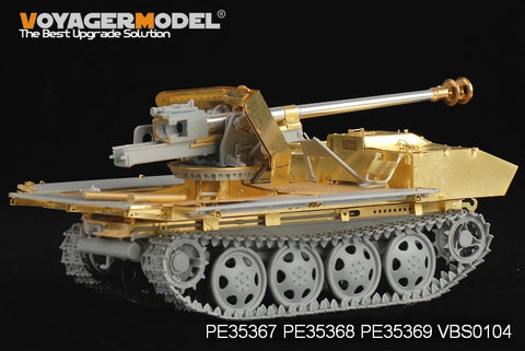 Voyager Model PE35367 1/35 WWII German Steyr RSO Mounted with 75mm Pak 40/4 Basic Set (Rivets Included) (for Dragon 6640)