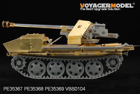 Voyager Model PE35367 1/35 WWII German Steyr RSO Mounted with 75mm Pak 40/4 Basic Set (Rivets Included) (for Dragon 6640)