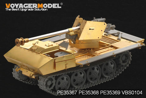 Voyager Model PE35367 1/35 WWII German Steyr RSO Mounted with 75mm Pak 40/4 Basic Set (Rivets Included) (for Dragon 6640)