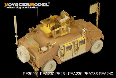 Voyager Model PE35401 1/35 Modern USMC Humvee M1114 Frag 5 with Smoke Dischargers (Bronco 35080/35092)