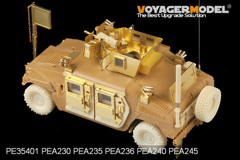 Voyager Model PE35401 1/35 Modern USMC Humvee M1114 Frag 5 with Smoke Dischargers (Bronco 35080/35092)