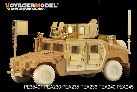 Voyager Model PE35401 1/35 Modern USMC Humvee M1114 Frag 5 with Smoke Dischargers (Bronco 35080/35092)