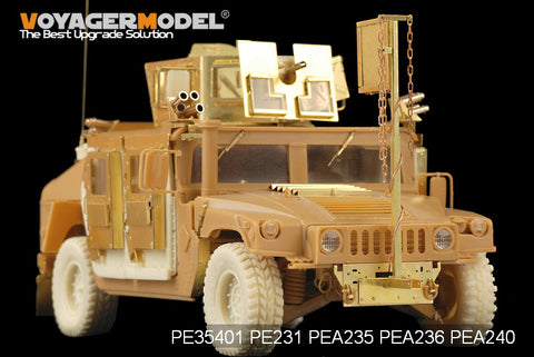 Voyager Model PE35401 1/35 Modern USMC Humvee M1114 Frag 5 with Smoke Dischargers (Bronco 35080/35092)