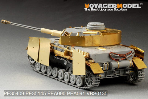 Voyager Model PE35409 1/35 WWII German Panzer IV Ausf. G with Smoke Dischargers – Basic Photo-Etched Set (for Dragon)