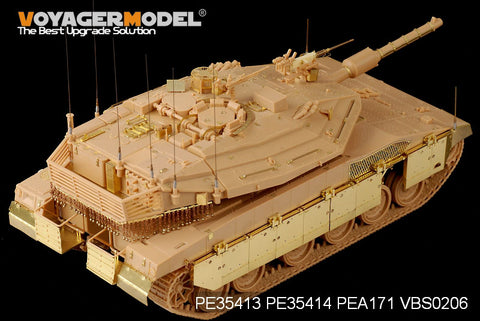 Voyager Model PE35413 1/35 Modern Merkava Mk.IV LIC Main Battle Tank with Chain Armor (Academy 13227)