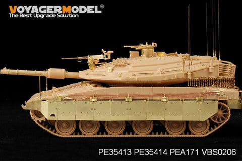 Voyager Model PE35413 1/35 Modern Merkava Mk.IV LIC Main Battle Tank with Chain Armor (Academy 13227)