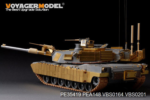Voyager Model PE35419 1/35 Modern US M1A2 TUSK II Abrams Basic Photo-Etched Set (for Dragon 3536)