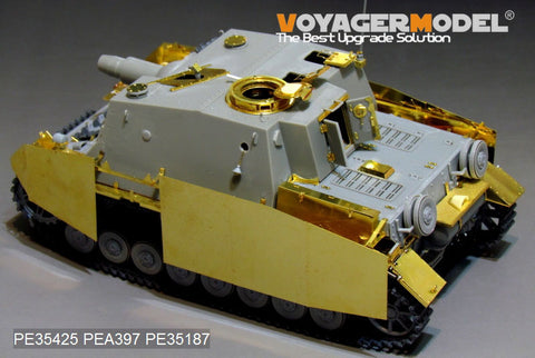 Voyager Model PE35425 1/35 WWII German Sturmpanzer Brummbär Late Model Basic Photo-Etched Set (for Dragon 6026/6081/9117)