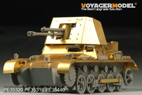 Voyager Model PE35440 1/35 WWII German Panzerjäger I 47mm Anti-Tank Self-Propelled Gun (Early Version) Basic Set (Dragon 6230)