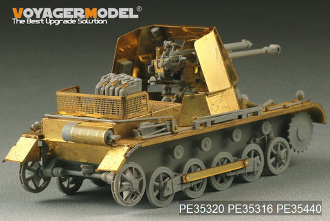 Voyager Model PE35440 1/35 WWII German Panzerjäger I 47mm Anti-Tank Self-Propelled Gun (Early Version) Basic Set (Dragon 6230)
