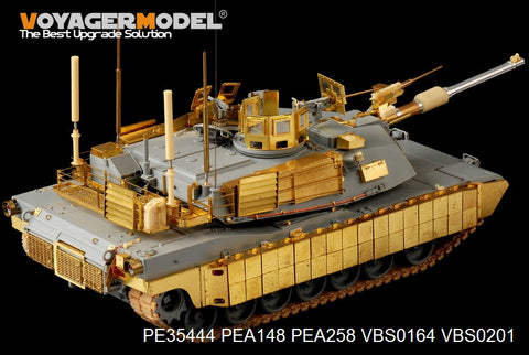 Voyager Model PE35444 1/35 Modern US M1A2 Abrams TUSK I Late Version Basic Photo-Etched Set (for Dragon 3636)