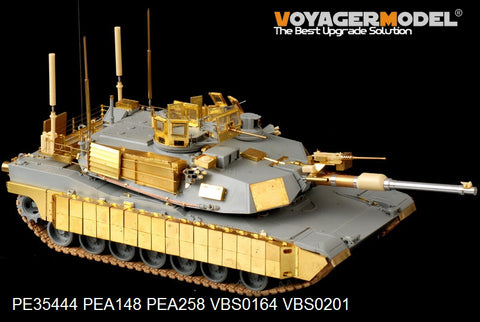 Voyager Model PE35444 1/35 Modern US M1A2 Abrams TUSK I Late Version Basic Photo-Etched Set (for Dragon 3636)