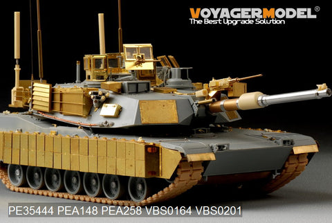 Voyager Model PE35444 1/35 Modern US M1A2 Abrams TUSK I Late Version Basic Photo-Etched Set (for Dragon 3636)