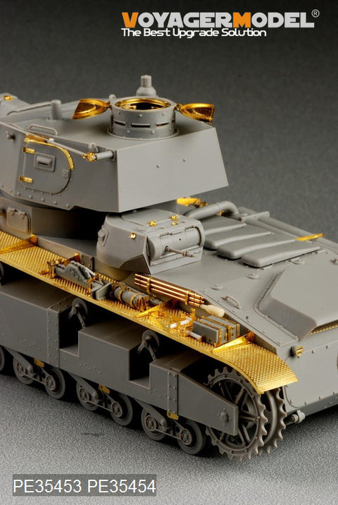 Voyager Model PE35453 1/35 WWII German Neubaufahrzeug (Production Vehicles Nos. 3–5) Photo-Etched Set (for Trumpeter 05529)