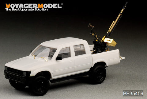 Voyager Model PE35459 1/35 Modern Pickup Truck with ZPU-1 Anti-Aircraft Gun (Meng Model VS-001)