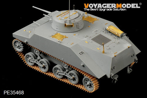 Voyager Model PE35478 1/35 WWII US M24 Chaffee (Early Version) Light Tank Fender Skirts (for Bronco 35069)