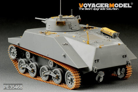 Voyager Model PE35478 1/35 WWII US M24 Chaffee (Early Version) Light Tank Fender Skirts (for Bronco 35069)