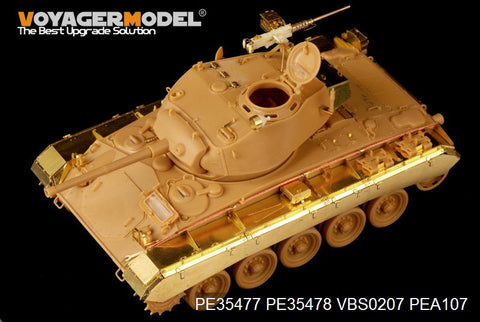 Voyager Model PE35477 1/35 WWII US M24 Chaffee (Early Production) Light Tank Basic Set (Bronco 35069)