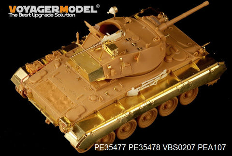Voyager Model PE35477 1/35 WWII US M24 Chaffee (Early Production) Light Tank Basic Set (Bronco 35069)