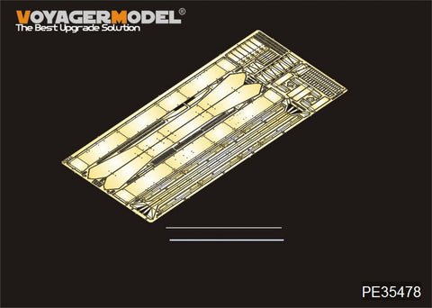 Voyager Model PE35478 1/35 WWII US M24 Chaffee (Early Version) Light Tank Fender Skirts (for Bronco 35069)