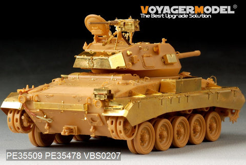 Voyager Model PE35509 1/35 WWII British Army M24 Chaffee Light Tank Basic Set (Bronco 35068)