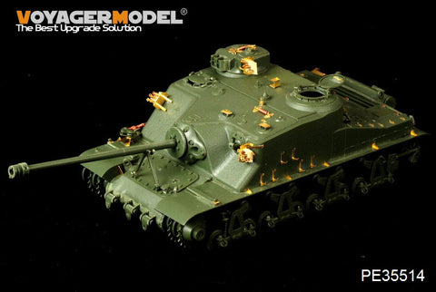 Voyager Model PE35514 1/35 WWII British A39 Tortoise Heavy Assault Tank Photo-Etched Parts Set (for Meng TS-002)