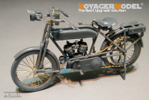 Voyager Model PE35519 1/35 WWI French Peugeot 1917 Motorcycle Photo-Etched Set (for Meng Model HS-005)