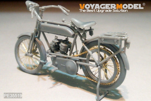 Voyager Model PE35519 1/35 WWI French Peugeot 1917 Motorcycle Photo-Etched Set (for Meng Model HS-005)