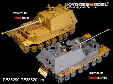 Voyager Model PE35520 1/35 WWII German Sd.Kfz.184 Elefant Photo-Etched Parts Set (for Tamiya 35325)