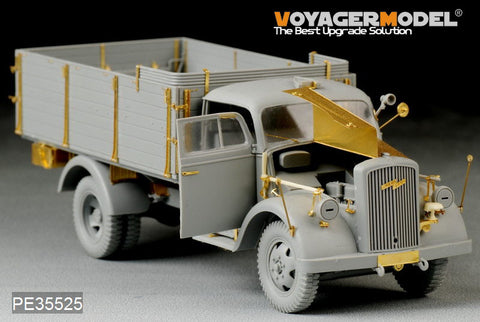 Voyager Model PE35525 1/35 WWII German Opel Blitz 3t 4x2 Cargo Truck / Cargo Bed (Dragon 6716)