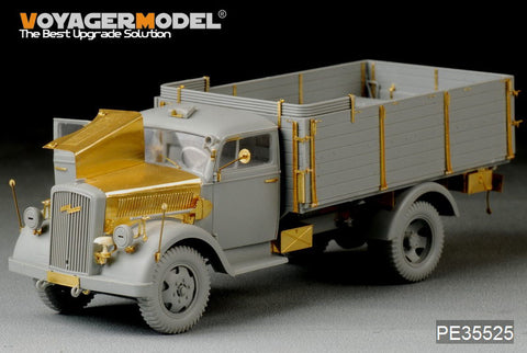 Voyager Model PE35525 1/35 WWII German Opel Blitz 3t 4x2 Cargo Truck / Cargo Bed (Dragon 6716)