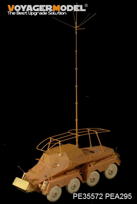 Voyager Model PE35572 1/35 WWII German Sd.Kfz. 263 8-Rad Radio Car Photo-Etched Set (for AFV35263)