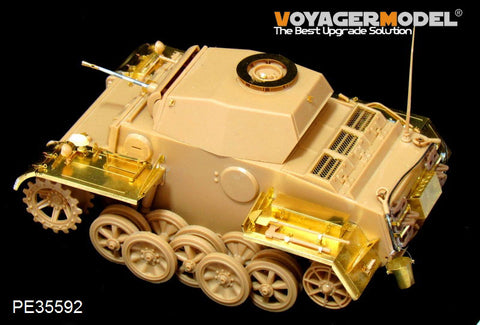 Voyager Model PE35592 1/35 WWII German Panzer II Ausf. J (Gun Barrel Included) (HobbyBoss 83803)