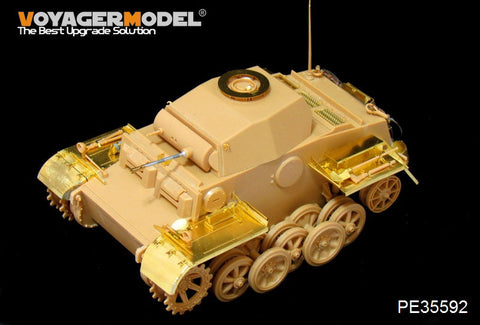 Voyager Model PE35592 1/35 WWII German Panzer II Ausf. J (Gun Barrel Included) (HobbyBoss 83803)