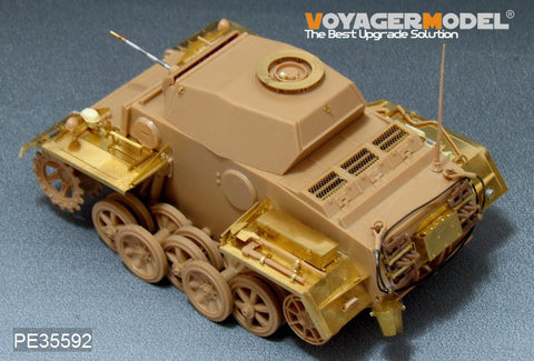 Voyager Model PE35592 1/35 WWII German Panzer II Ausf. J (Gun Barrel Included) (HobbyBoss 83803)