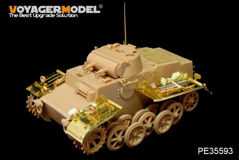 Voyager Model PE35593 1/35 WWII German Panzer I Ausf. F (Late Production) Photo-Etched Set (for HobbyBoss 83805)