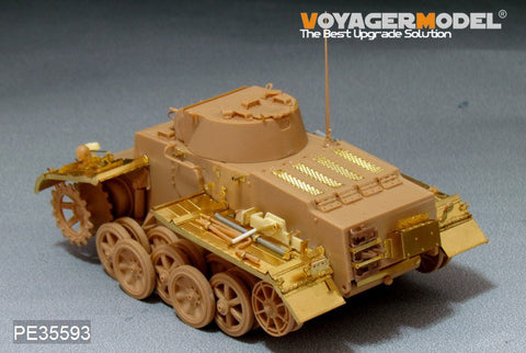 Voyager Model PE35593 1/35 WWII German Panzer I Ausf. F (Late Production) Photo-Etched Set (for HobbyBoss 83805)