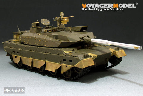 Voyager Model PE35598 1/35 JGSDF Type 10 Tank Photo-Etched Parts Set (includes metal gun barrel and machine gun) (for Tamiya 35329)