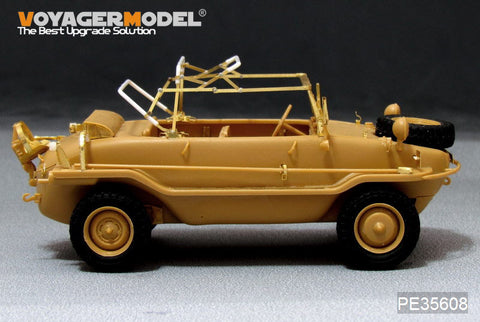Voyager Model PE35608 1/35 WWII German Schwimmwagen Type 128 Photo-Etched Set (for AFV Club)
