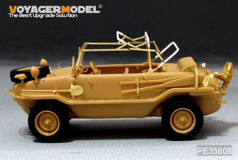 Voyager Model PE35608 1/35 WWII German Schwimmwagen Type 128 Photo-Etched Set (for AFV Club)
