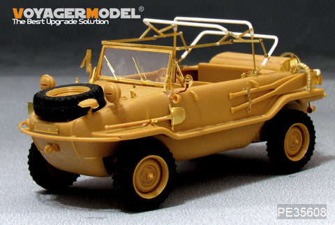 Voyager Model PE35608 1/35 WWII German Schwimmwagen Type 128 Photo-Etched Set (for AFV Club)