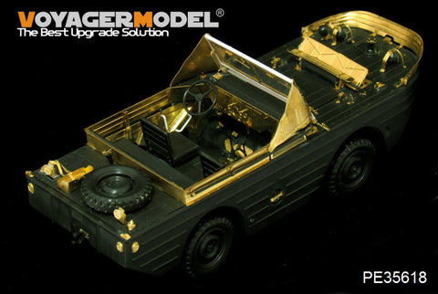Voyager Model PE35618 1/35 WWII US Ford GPA Photo-Etched Parts Set (for Tamiya 35043/35336)
