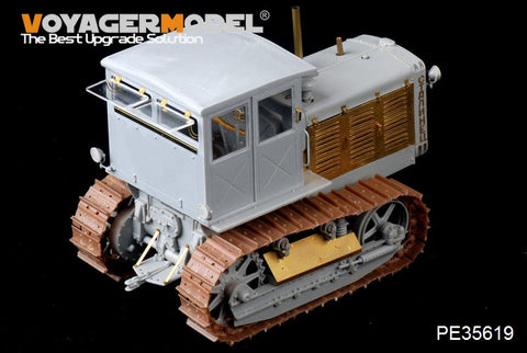 Voyager Model PE35619 1/35 WWII Soviet ChTZ S-65 Tractor (with Cab) Photo-Etched Set (for Trumpeter 05539)