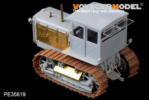 Voyager Model PE35619 1/35 WWII Soviet ChTZ S-65 Tractor (with Cab) Photo-Etched Set (for Trumpeter 05539)