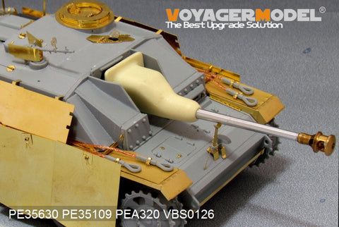 Voyager Model PE35630 1/35 WWII German StuG III Late Version Basic Photo-Etched Set (for Dragon)