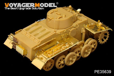 Voyager Model PE35639 1/35 WWII German Panzer I Ausf. F (Late Production) Photo-Etched Set (for Bronco CB350143)
